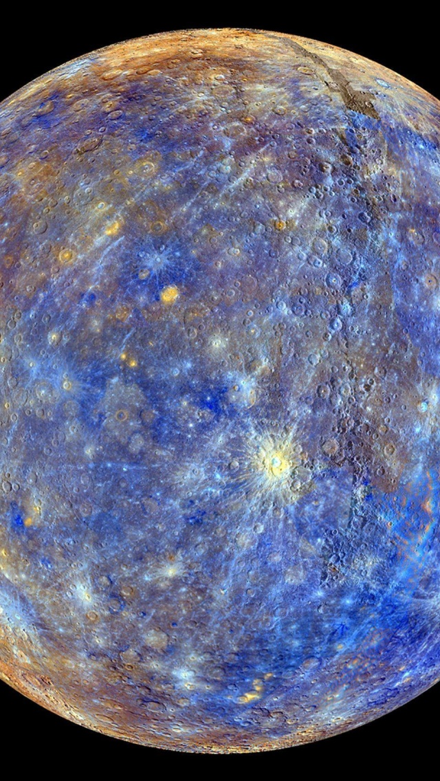 Mercury Planet wallpaper 640x1136