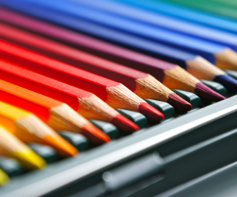 Coloured Pencils wallpaper 480x400