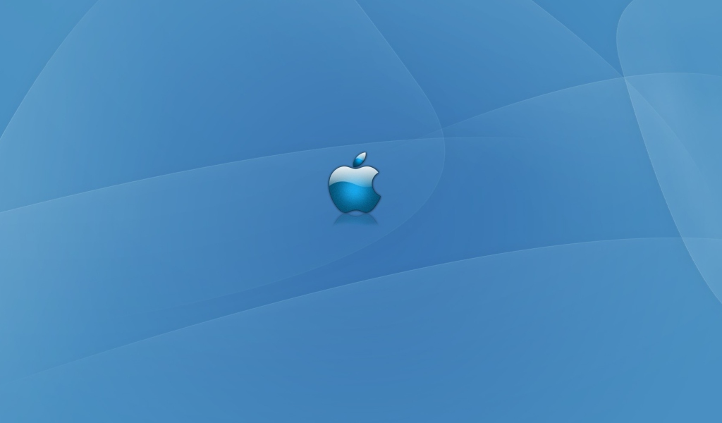 Screenshot №1 pro téma Apple Blue Logo 1024x600