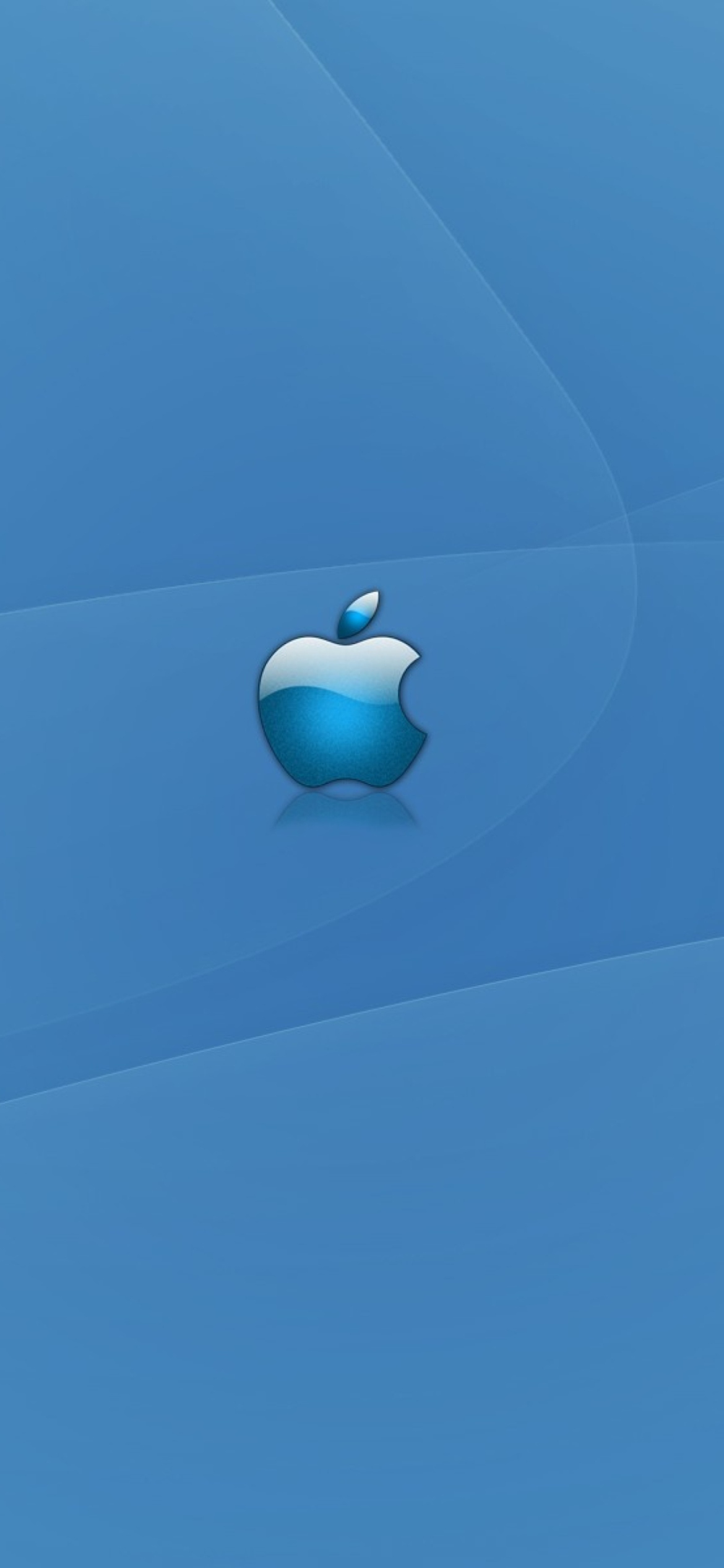 Обои Apple Blue Logo 1170x2532