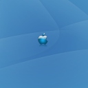 Fondo de pantalla Apple Blue Logo 128x128