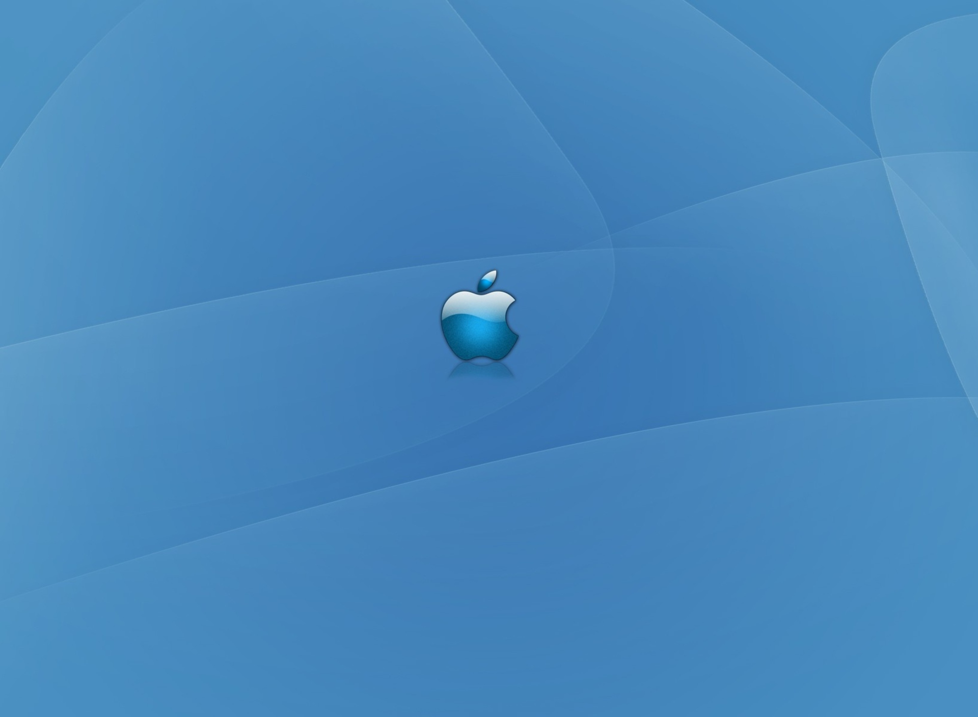 Das Apple Blue Logo Wallpaper 1920x1408
