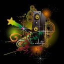 Music Speakers Abstraction screenshot #1 128x128