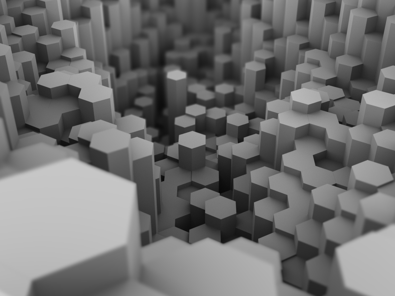 Gray 3d background rendering screenshot #1 1600x1200