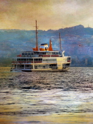 Ship In Sea wallpaper 132x176