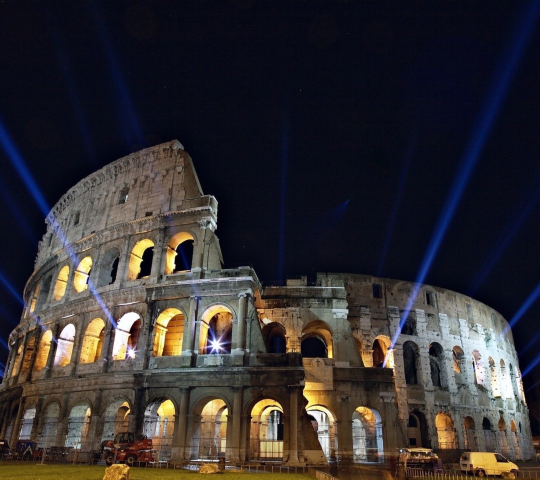 Fondo de pantalla Rome Center, Colosseum 1080x960