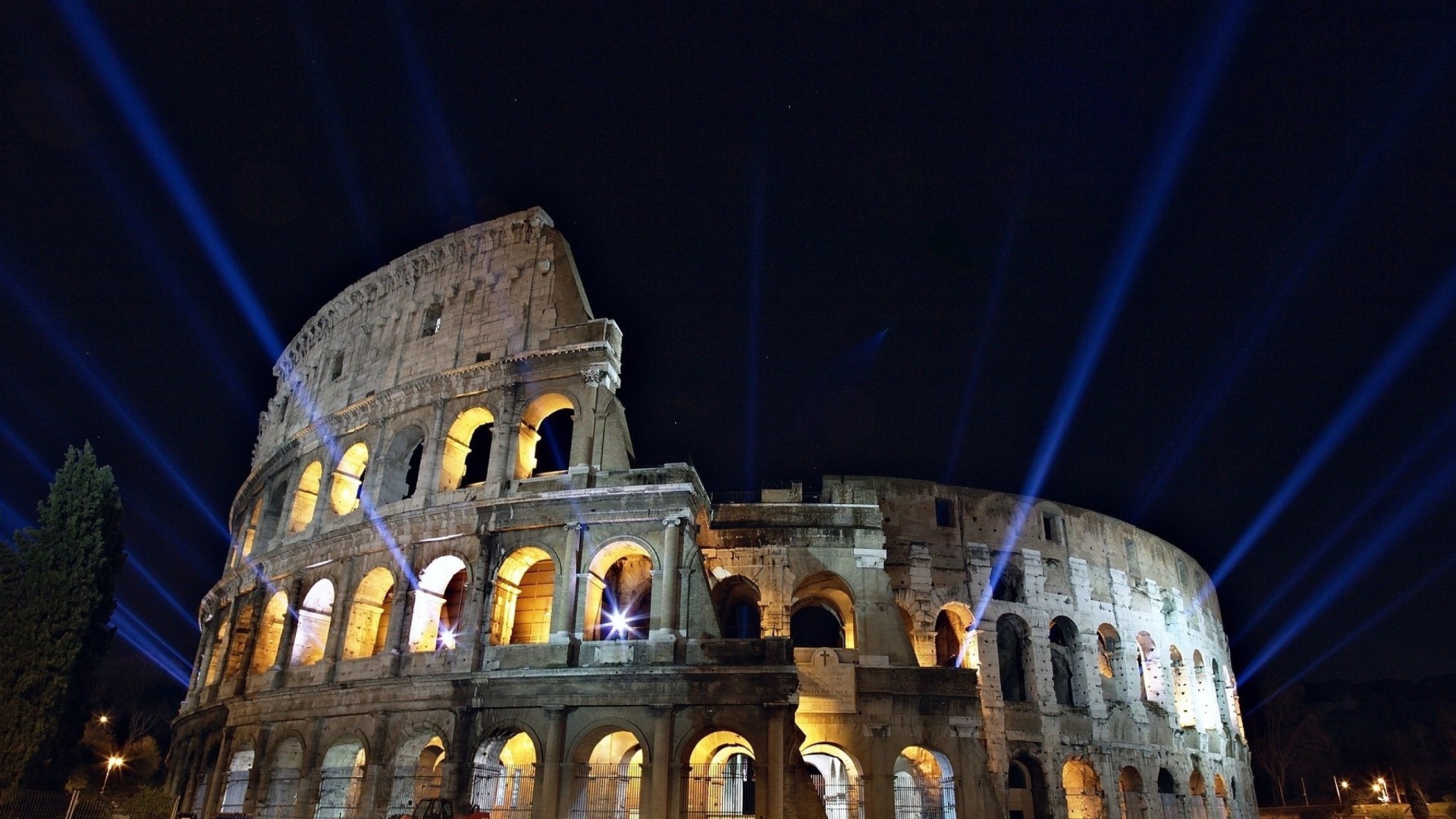 Fondo de pantalla Rome Center, Colosseum 1920x1080