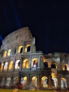 Обои Rome Center, Colosseum 240x320