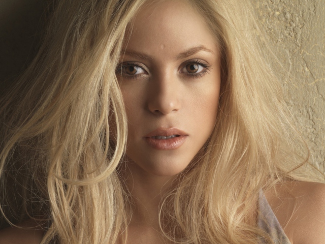 Fondo de pantalla Blonde Shakira 640x480