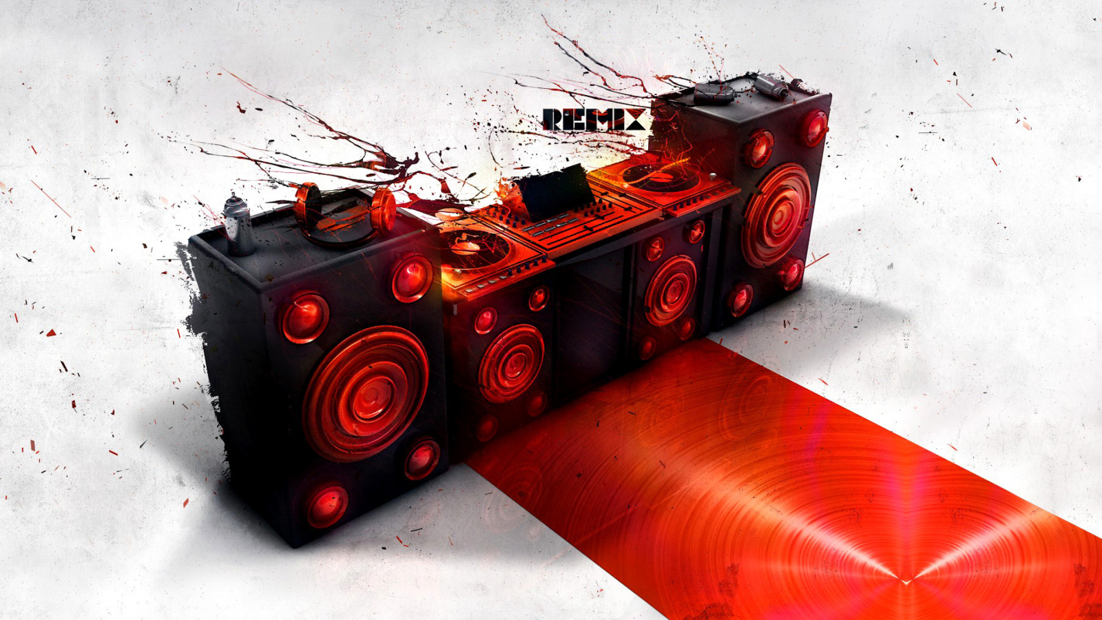 Powered DJ Speakers wallpaper 1600x900