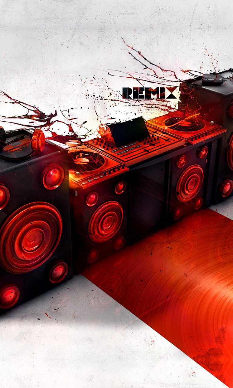 Das Powered DJ Speakers Wallpaper 768x1280