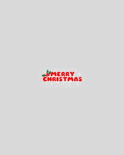 Merry Christmas Greeting wallpaper 176x220