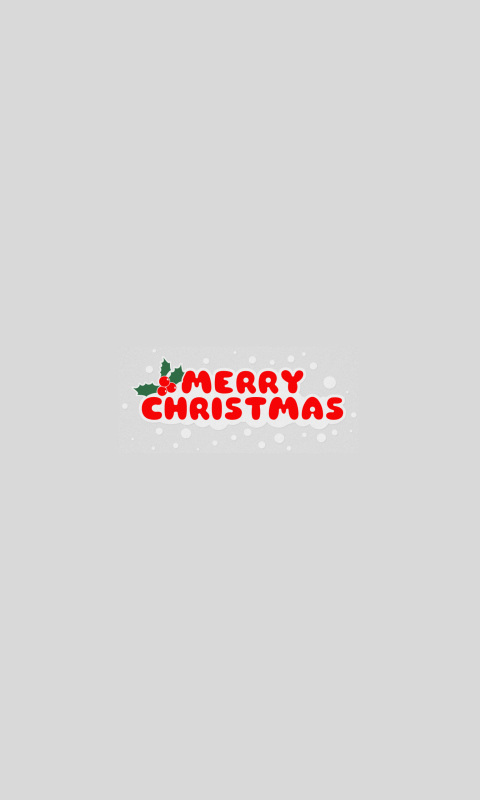 Обои Merry Christmas Greeting 480x800