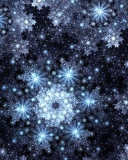 Snowflakes screenshot #1 128x160