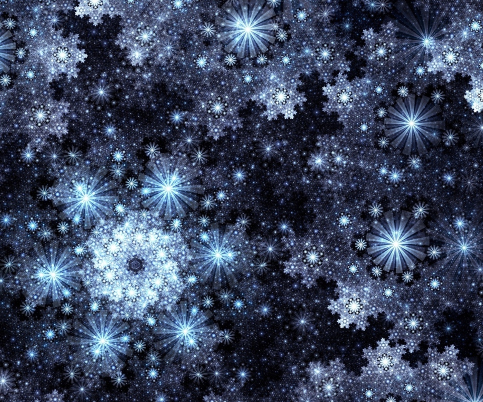 Snowflakes wallpaper 960x800