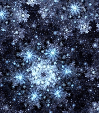 Snowflakes sfondi gratuiti per iPod touch 4