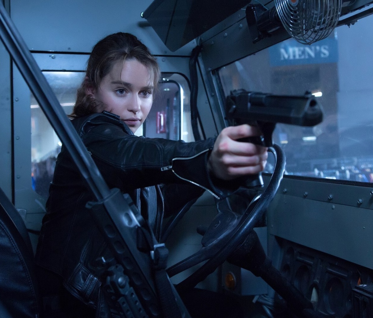 Fondo de pantalla Sarah Connor in Terminator 2 Judgment Day 1200x1024