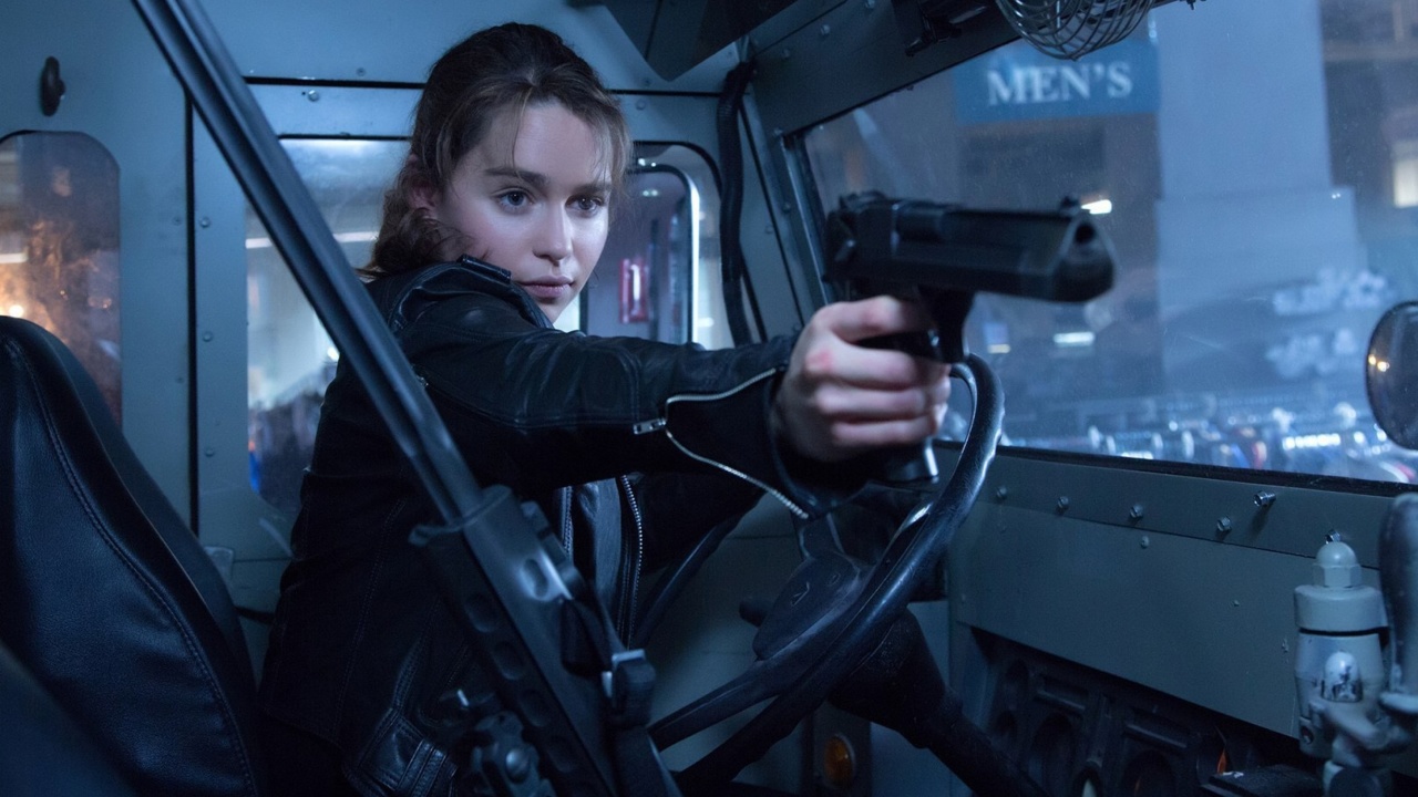 Fondo de pantalla Sarah Connor in Terminator 2 Judgment Day 1280x720