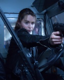 Das Sarah Connor in Terminator 2 Judgment Day Wallpaper 128x160