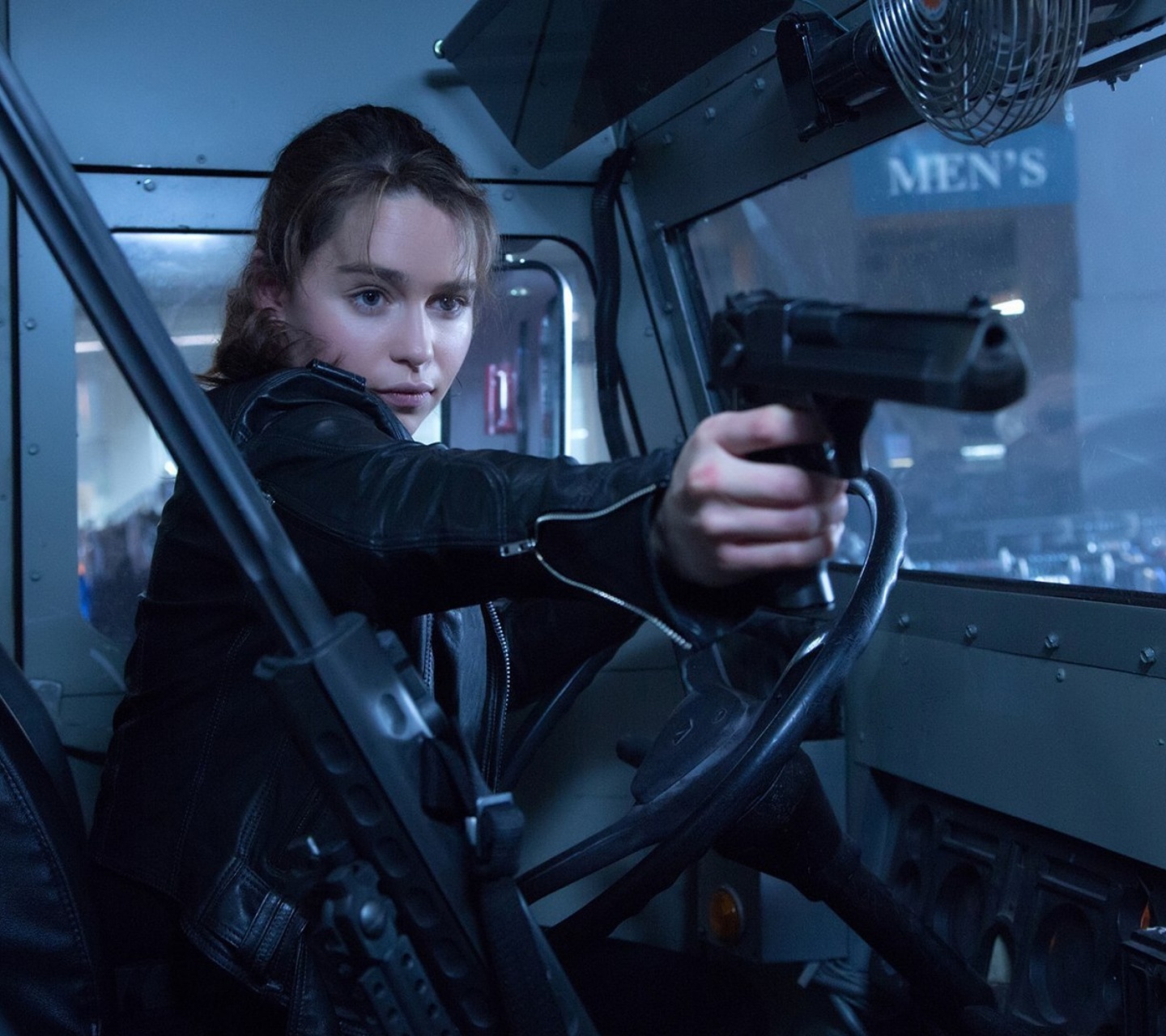 Das Sarah Connor in Terminator 2 Judgment Day Wallpaper 1440x1280