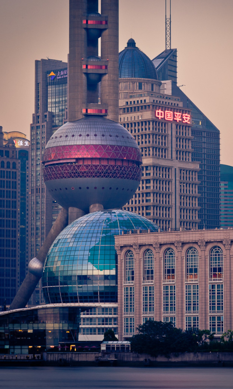 Shanghai wallpaper 480x800