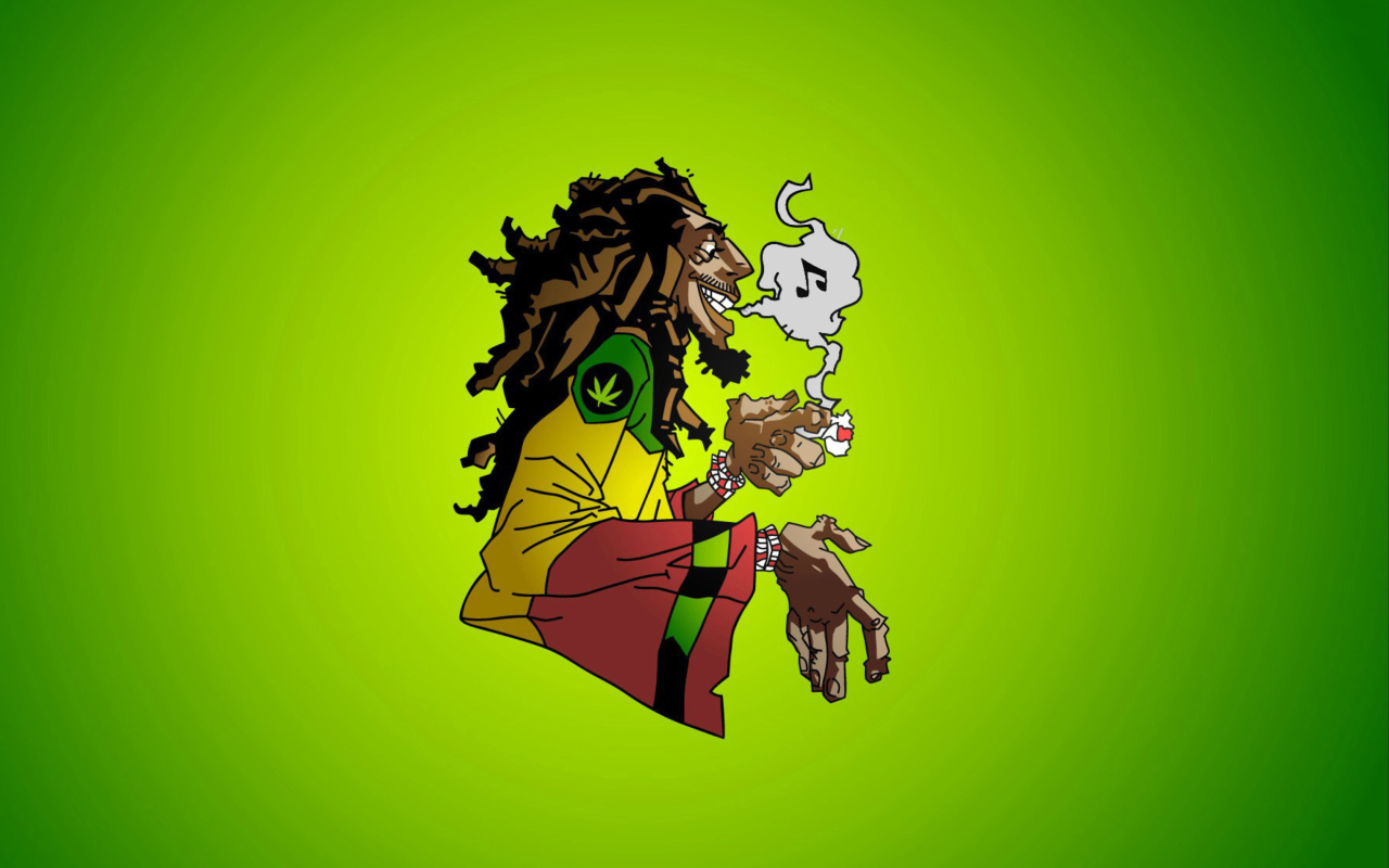 Das Bob Marley Wallpaper 1280x800