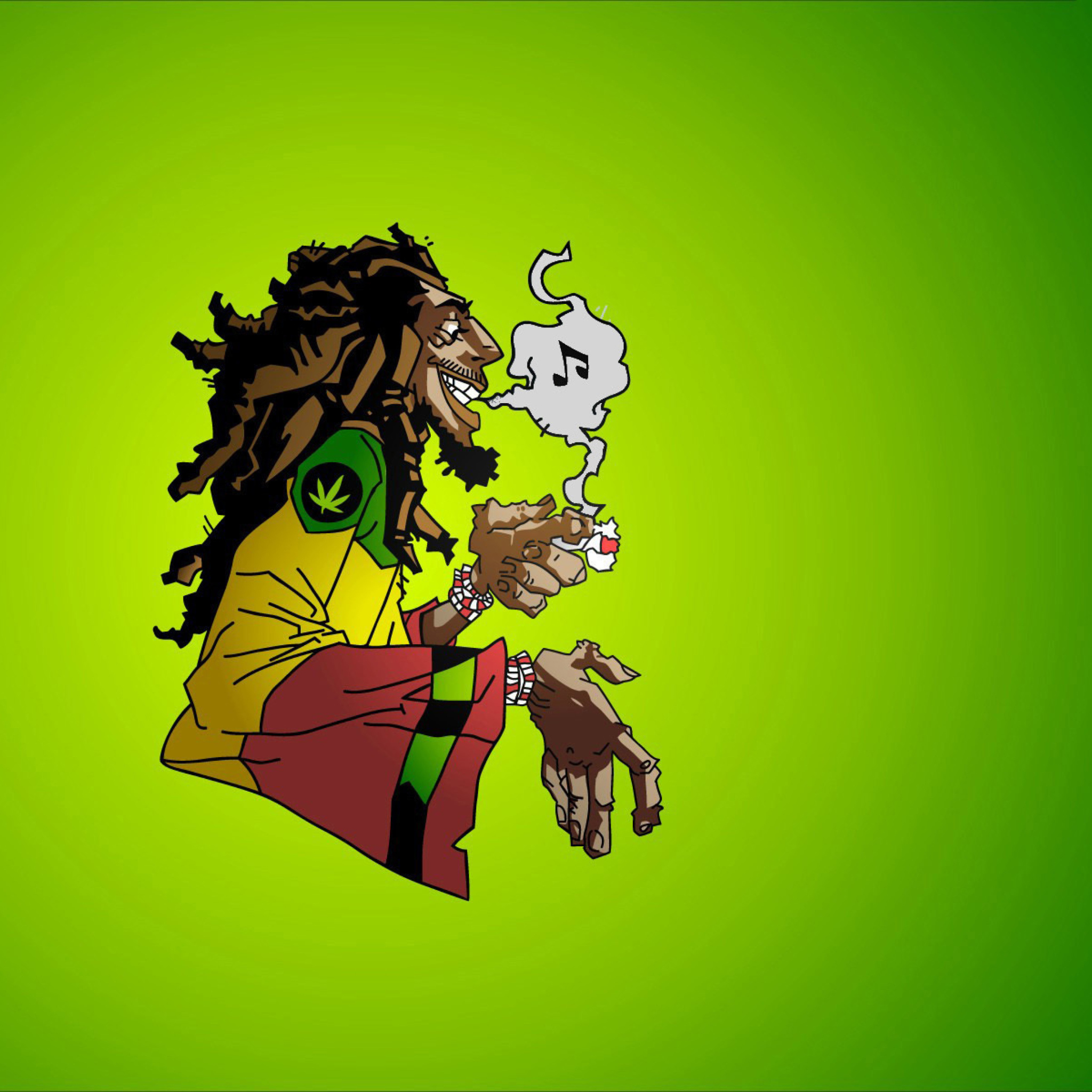 Das Bob Marley Wallpaper 2048x2048