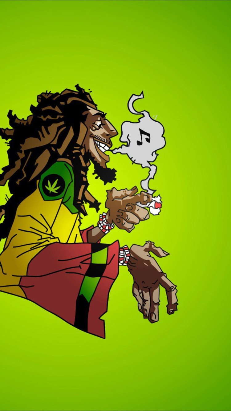 Das Bob Marley Wallpaper 750x1334