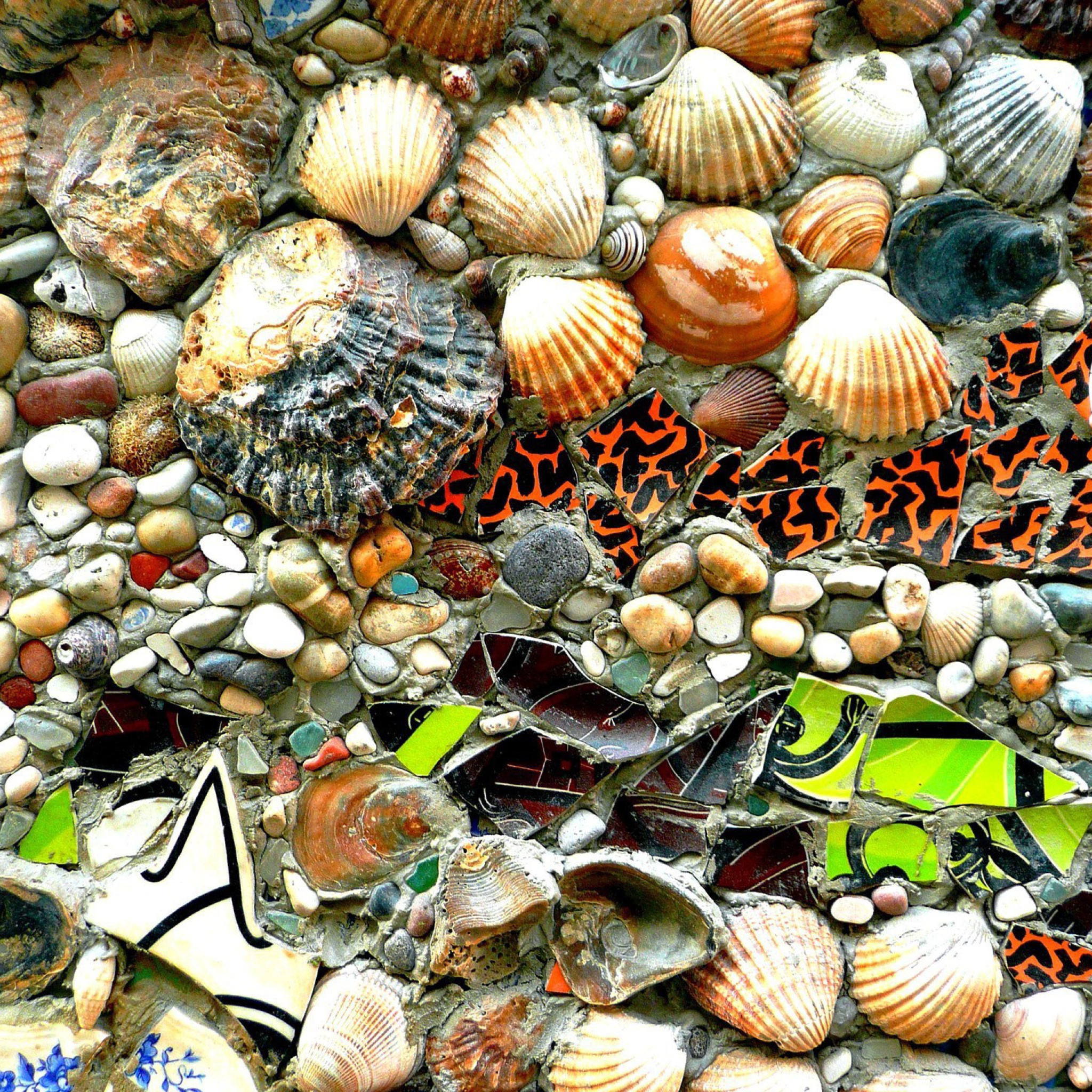 Обои Shells and Pebbles 2048x2048