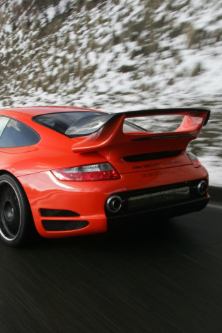 Screenshot №1 pro téma Porsche Gemballa GTR 650 320x480
