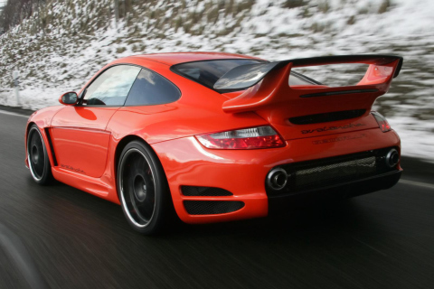 Screenshot №1 pro téma Porsche Gemballa GTR 650 480x320