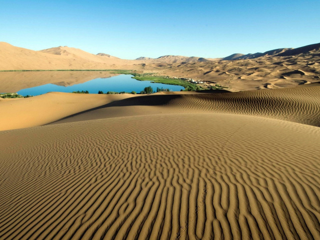 Fondo de pantalla Sand Dunes 640x480