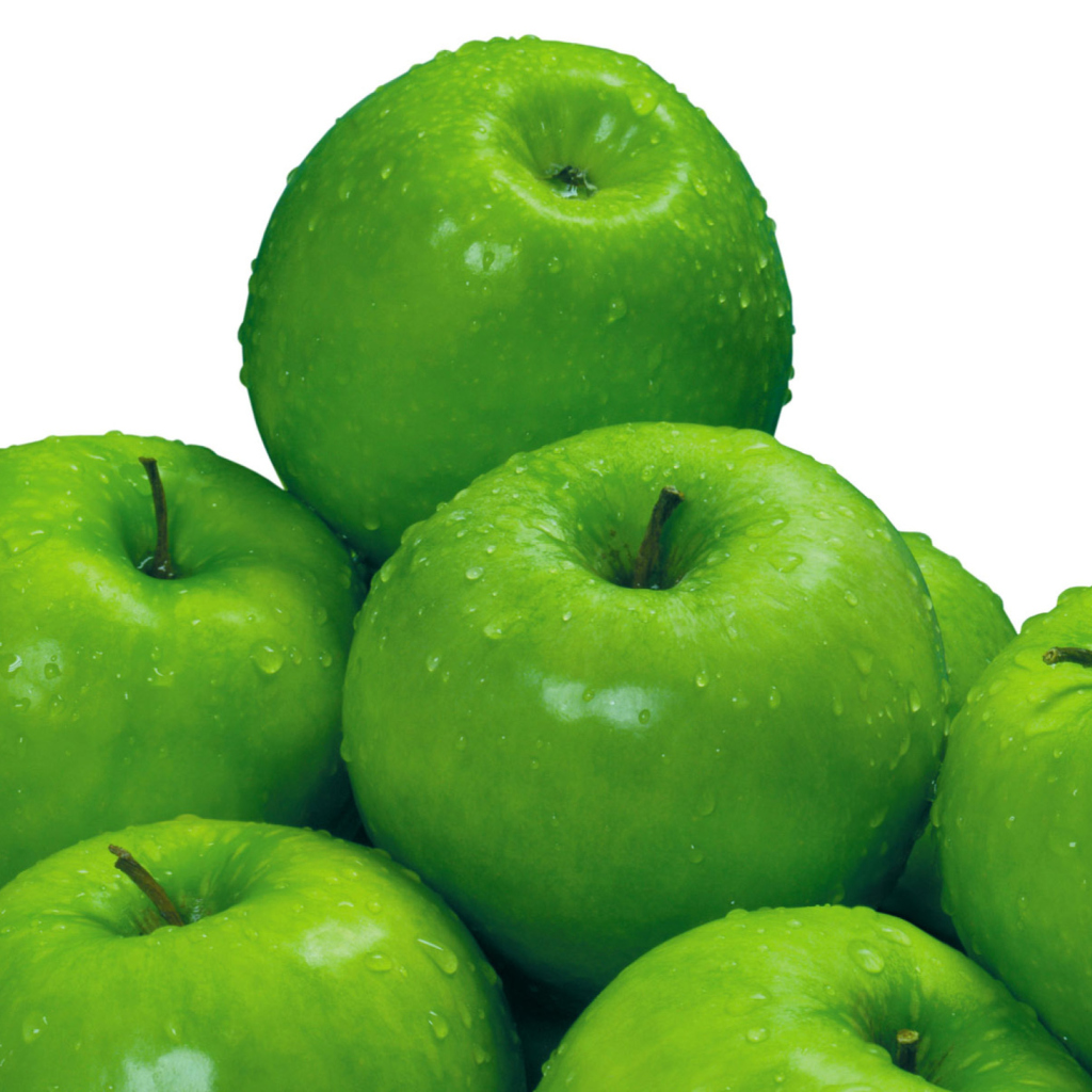 Das Green Apples Wallpaper 1024x1024
