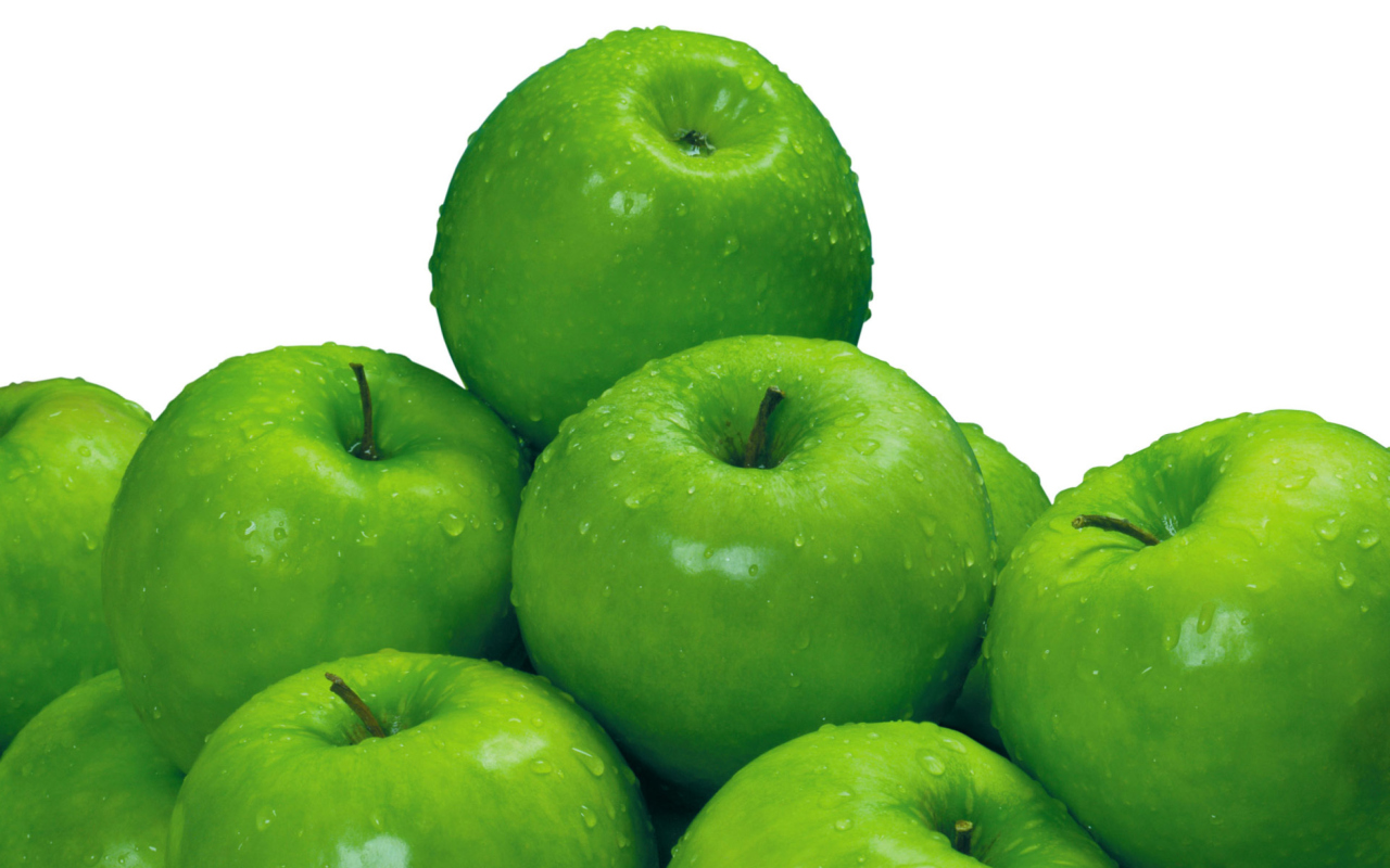 Das Green Apples Wallpaper 1280x800