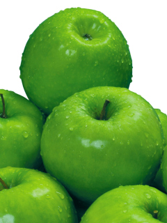 Das Green Apples Wallpaper 240x320