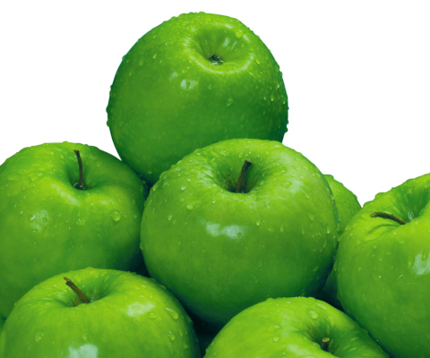 Screenshot №1 pro téma Green Apples 480x400