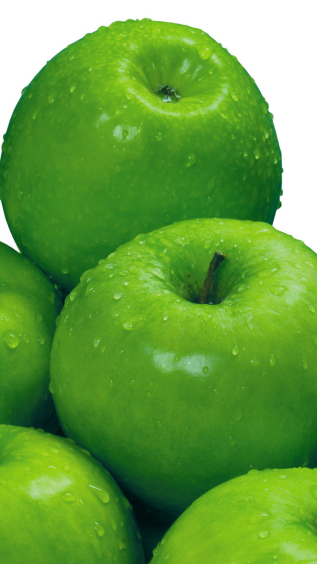 Green Apples wallpaper 640x1136