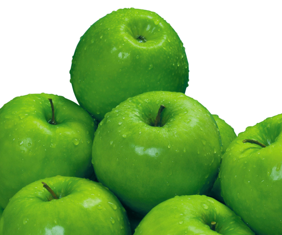 Das Green Apples Wallpaper 960x800