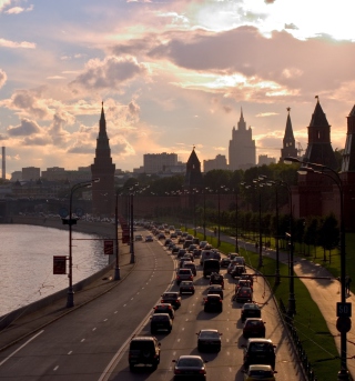 Moscow Cityscape sfondi gratuiti per iPad mini