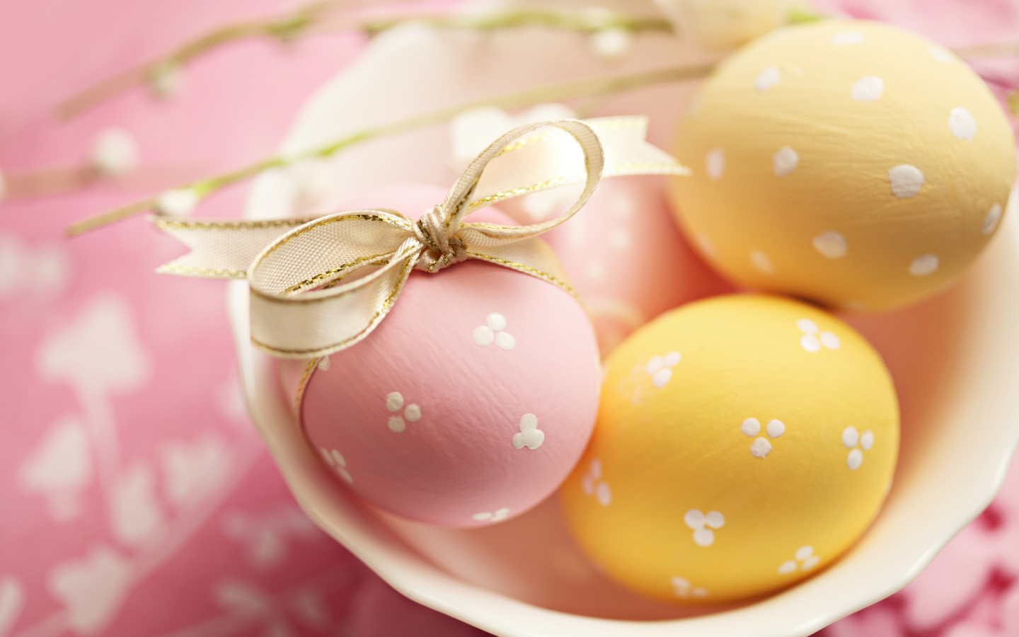 Das Easter Eggs Wallpaper 1440x900