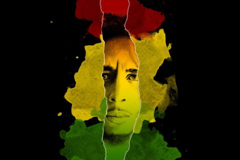Fondo de pantalla Bob Marley 480x320