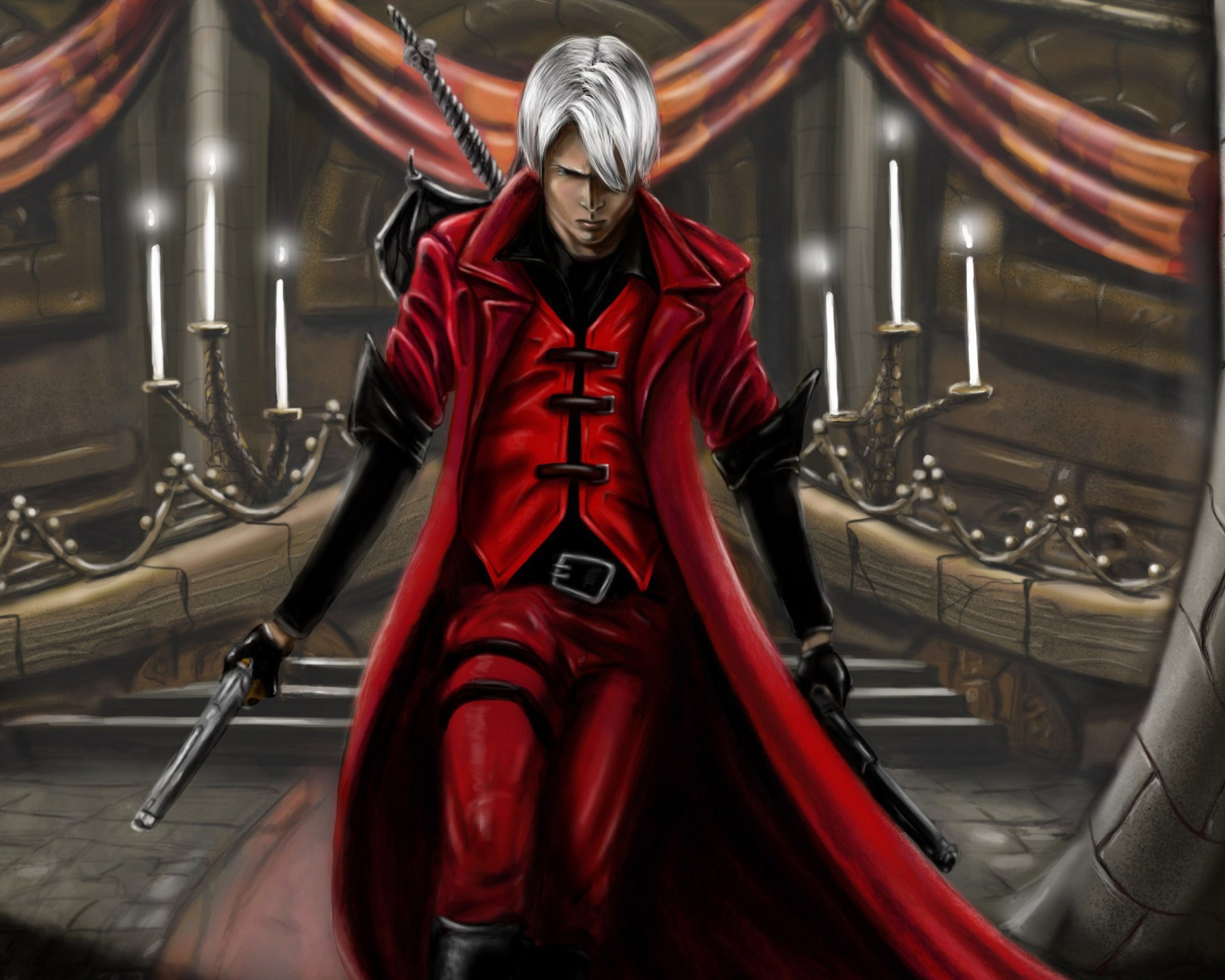 Обои Devil may cry Dante 1600x1280