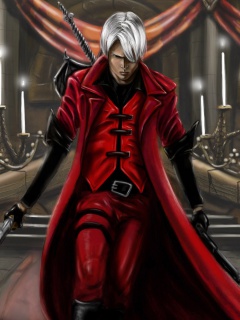 Devil may cry Dante screenshot #1 240x320