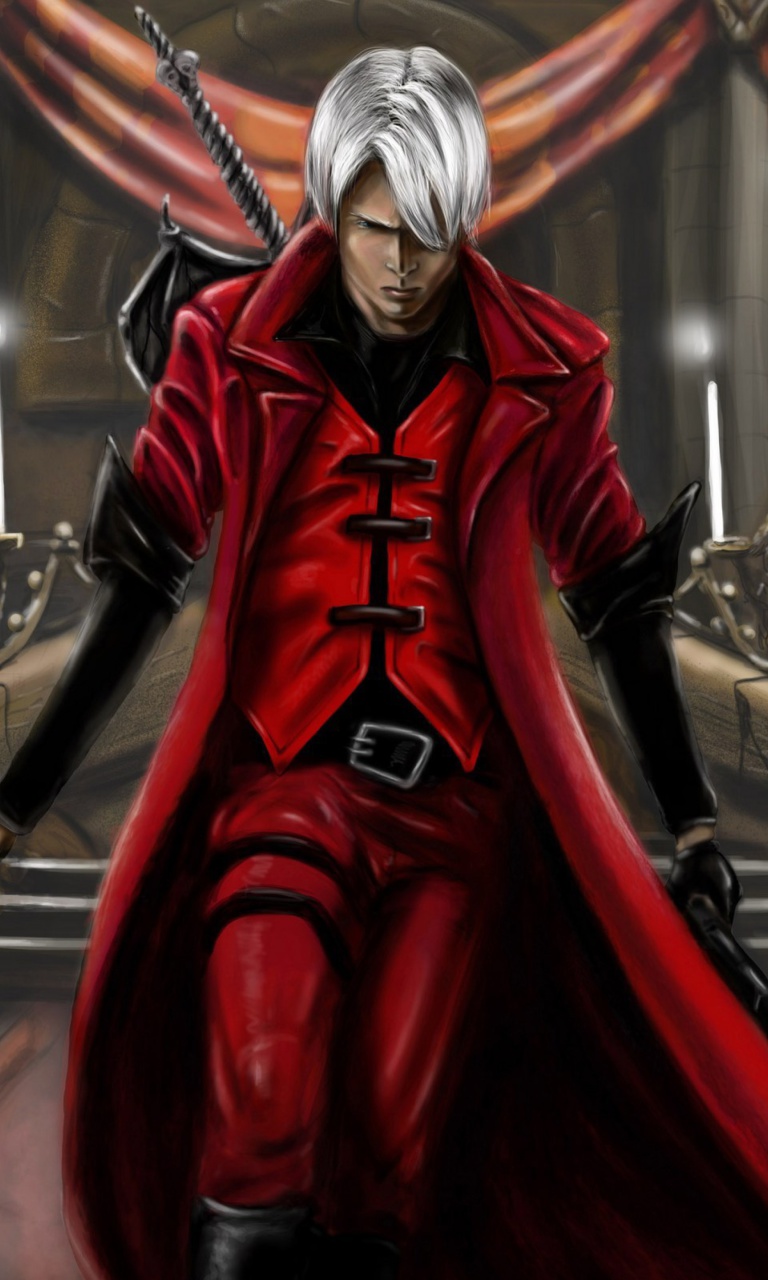 Das Devil may cry Dante Wallpaper 768x1280