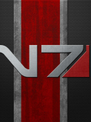 Fondo de pantalla N7 - Mass Effect 132x176