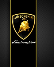 Обои Lamborghini Logo 176x220