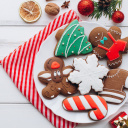 Das Homemade Christmas Cookies Wallpaper 128x128