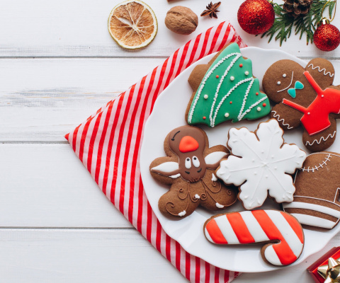 Sfondi Homemade Christmas Cookies 480x400