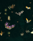 Das Butterflies Wallpaper 128x160