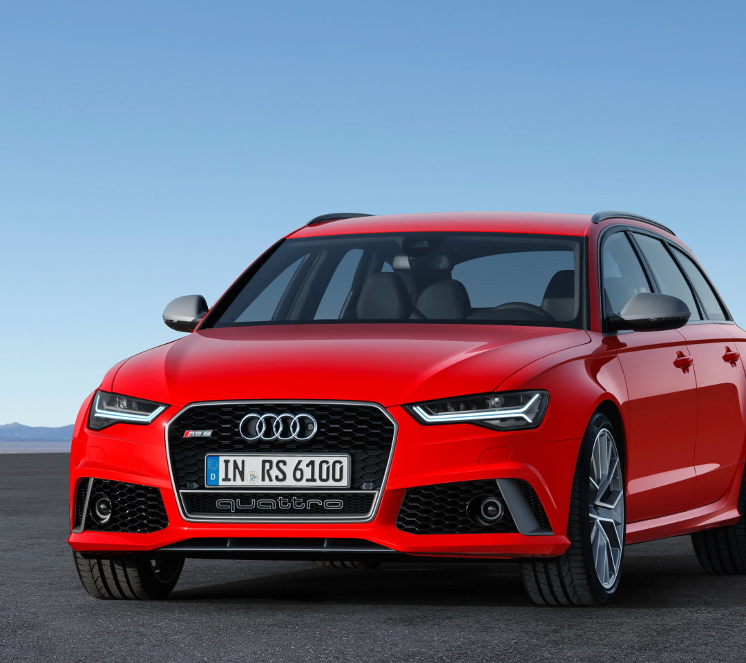 Screenshot №1 pro téma 2016 Audi RS6 Avant Red 1080x960